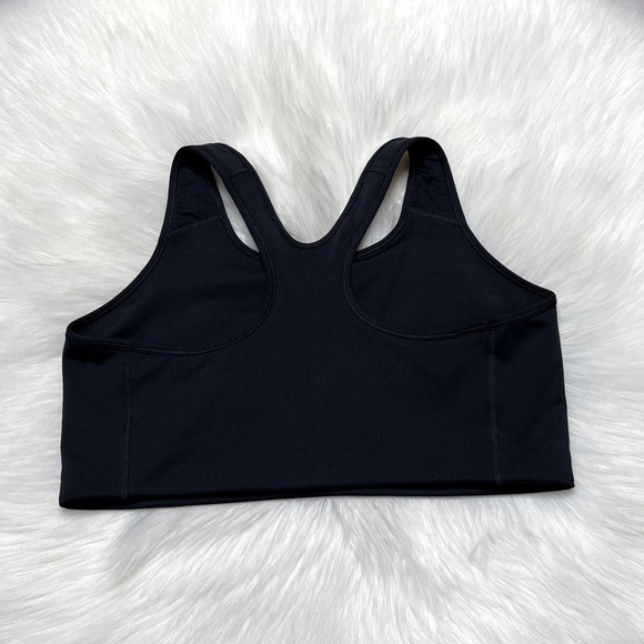 Nike Sports Bra Medium Support Non Padded Black Racerback - Picture 2 of 5